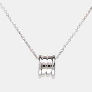 Bvlgari B.Zero1 18k White Gold Pendant Necklace