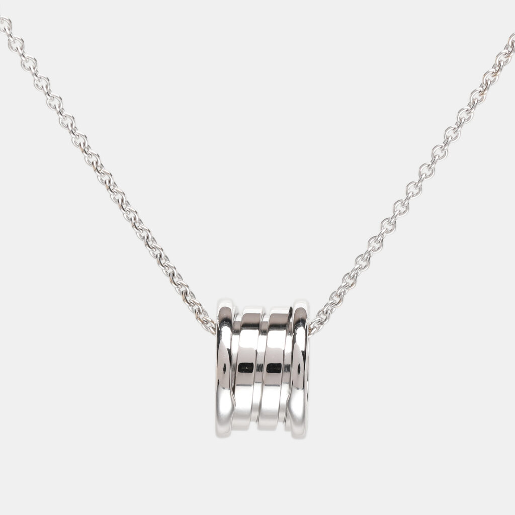 Bvlgari B.Zero1 18k White Gold Pendant Necklace