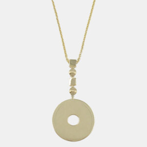 Bvlgari 18K Yellow Gold Lucia Pendant Necklace