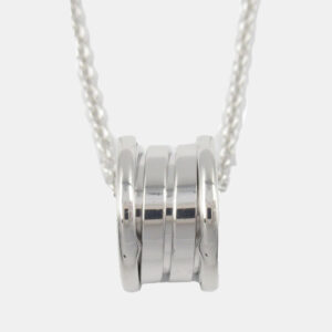 Bvlgari 18K White Gold Small B.zero1 Pendant Necklace