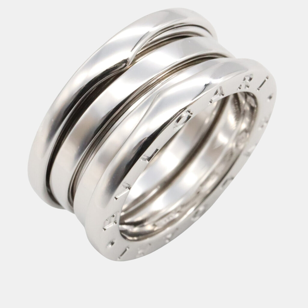 luxury-women-bvlgari-used-fine-jewelry-p1167479-001 Bvlgari 18K White Gold B-Zero1 Ring EU 50