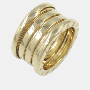Bvlgari B.Zero1 18K Yellow Gold Band Ring EU 50