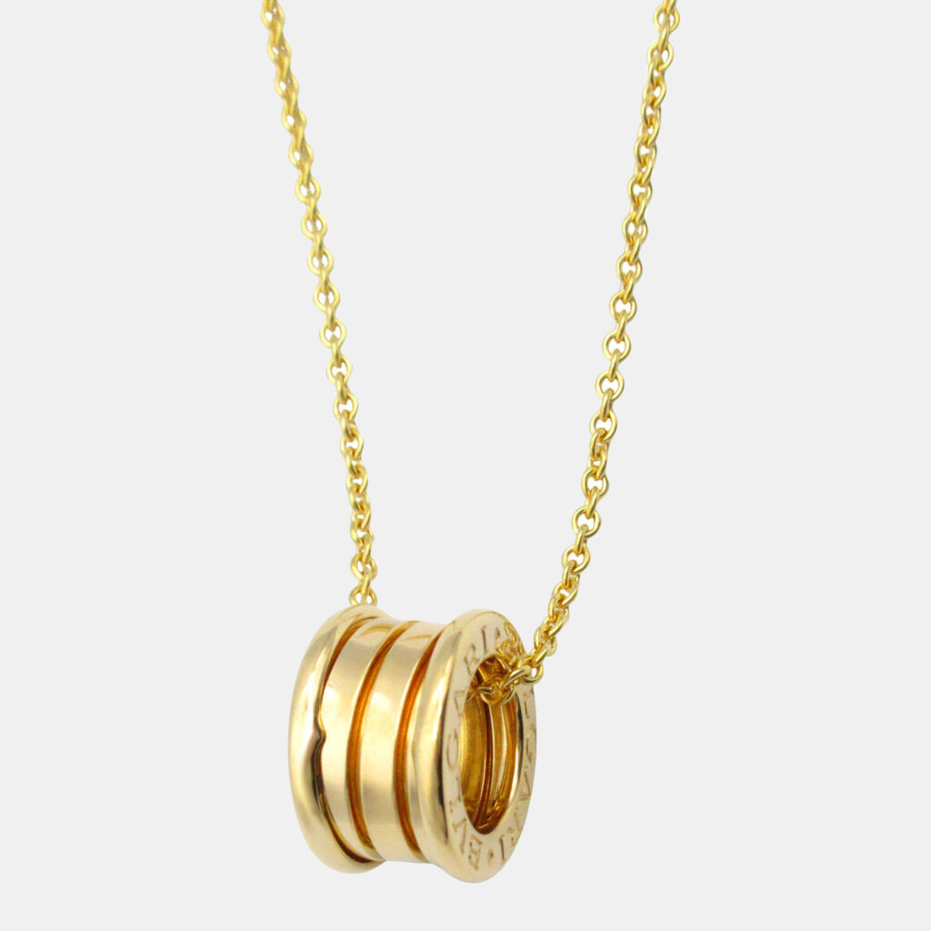 Bvlgari B.Zero1 18K Yellow Gold Pendant Necklace