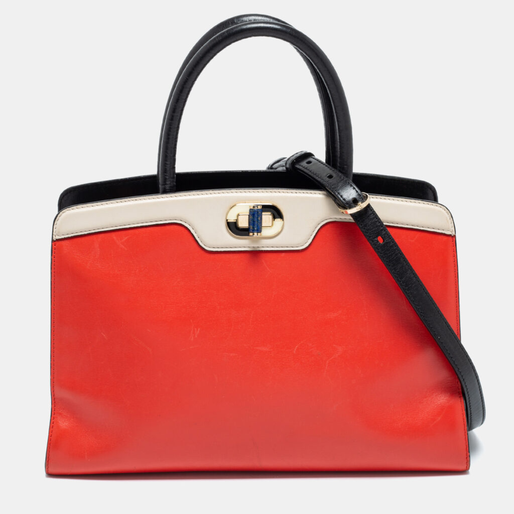luxury-women-bvlgari-used-handbags-p692917-007-1 Bvlgari Multicolor Leather Isabella Rossellini Tote