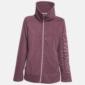 Calvin Klein Light Purple Synthetic Fleece Performance Jacket XL