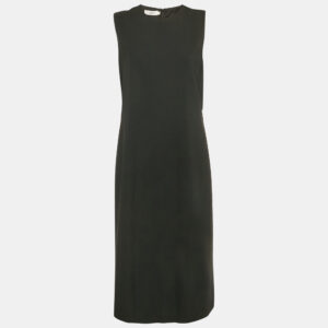Zimmermann Cream Ramie Lyre Trim Midi Dress XS