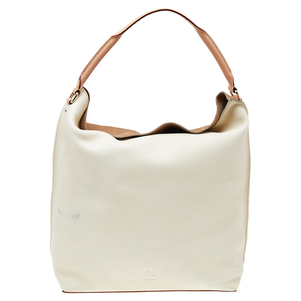 luxury-women-carolina-herrera-used-handbags-p542365-008-2 Carolina Herrera Multicolor Nubuck Leather and Leather Hobo