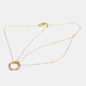 Cartier 18K Yellow Gold, Rose Gold, White Gold Trinity Chain Bracelet