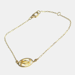 Cartier 18K Rose Gold Bracelet Logo Double C de Cartier Sapphire Bracelet