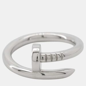 Cartier 18K White Gold Juste Un Clou Ring EU 54
