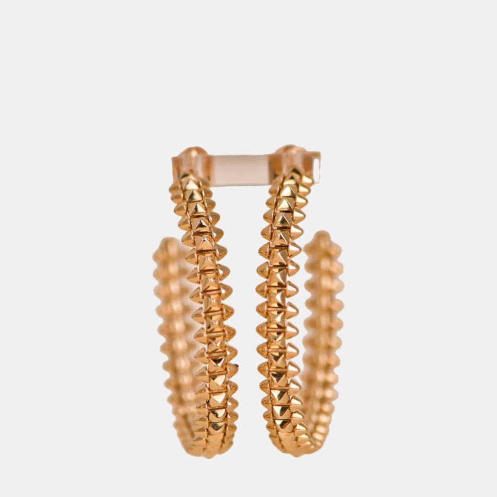luxury-women-cartier-used-fine-jewelry-p861536-001 Cartier Clash De Cartier Hoop Rose Gold Earrings Small Model