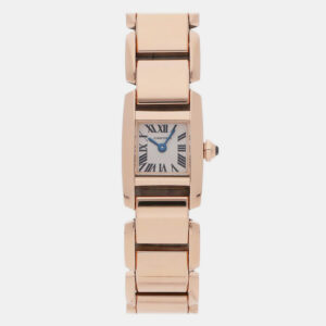 Cartier Tankissime W650018H 25 x 16 mm Quartz Women's Wristwatch 16MM