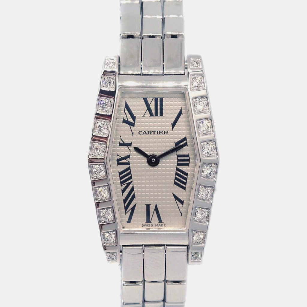 luxury-women-cartier-used-watches-p1134602-004.jpeg Cartier Laniere WJ2005W3 Quartz Silver 18k White Gold Women’s Wristwatch 18 mm