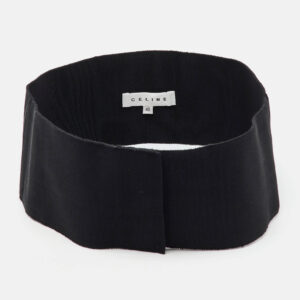 Celine Black Grosgrain Waist Belt M