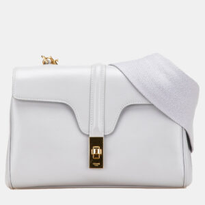 Celine Grey Teen Smooth Calfskin Soft 16 Crossbody