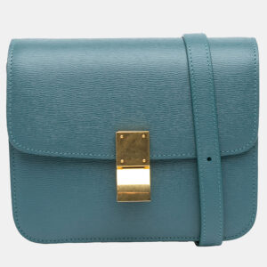 Celine Blue Teen Calfskin Classic Box