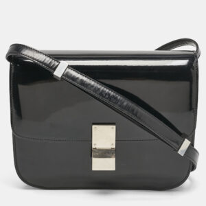 Lanvin Navy Blue Leather Briefcase