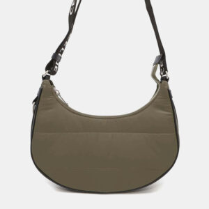 Celine Khaki Nylon Quilted Leather Ava Medium Shoulder Bag