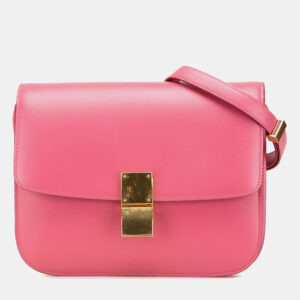 Celine Pink Medium Calfskin Classic Box