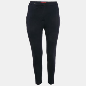 CH Carolina Herrera Navy Blue Knit Pants XS