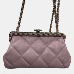 Chanel Pink Dinner Clutch Bag