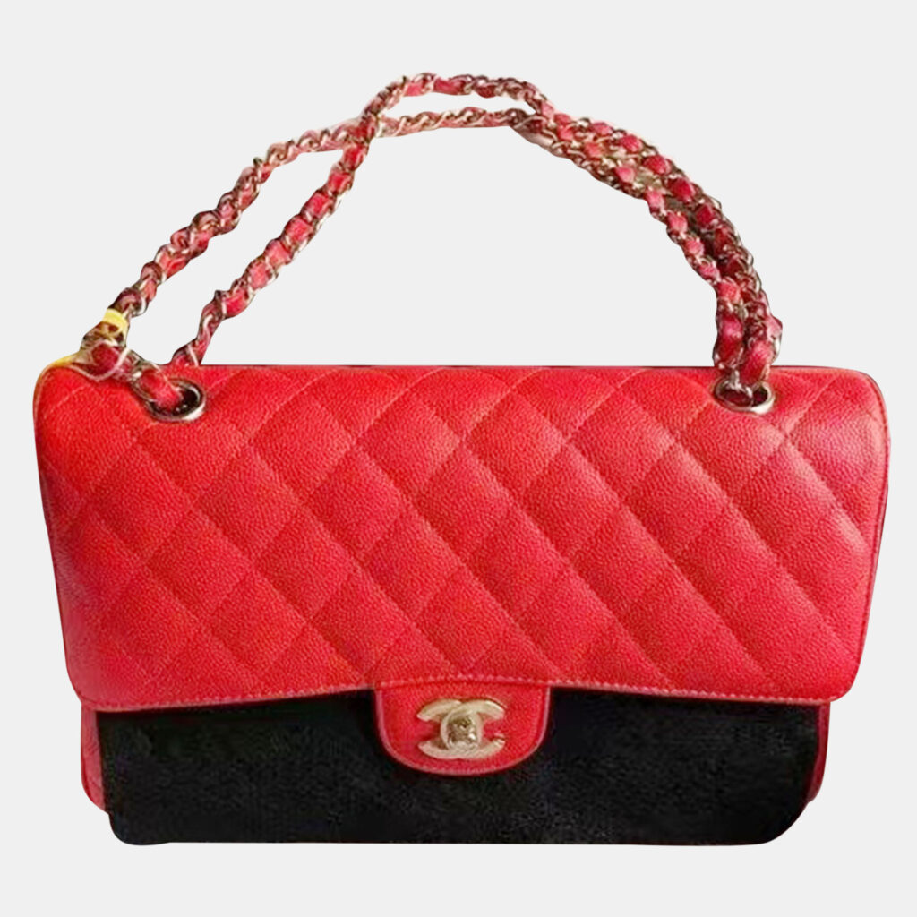 luxury-women-chanel-new-handbags-p1109593-005 Chanel Coral Red Caviar Leather Medium Bag