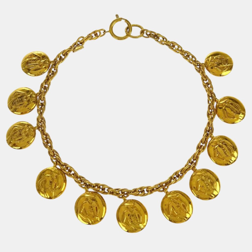 luxury-women-chanel-used-accessories-p1127480-001 Chanel Gold Plated Chain Necklace
