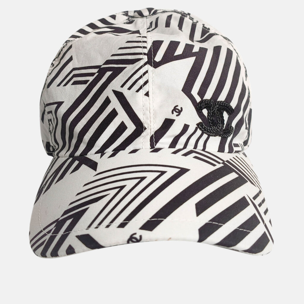 luxury-women-chanel-used-accessories-p1163002-002 Chanel Black and White Cap