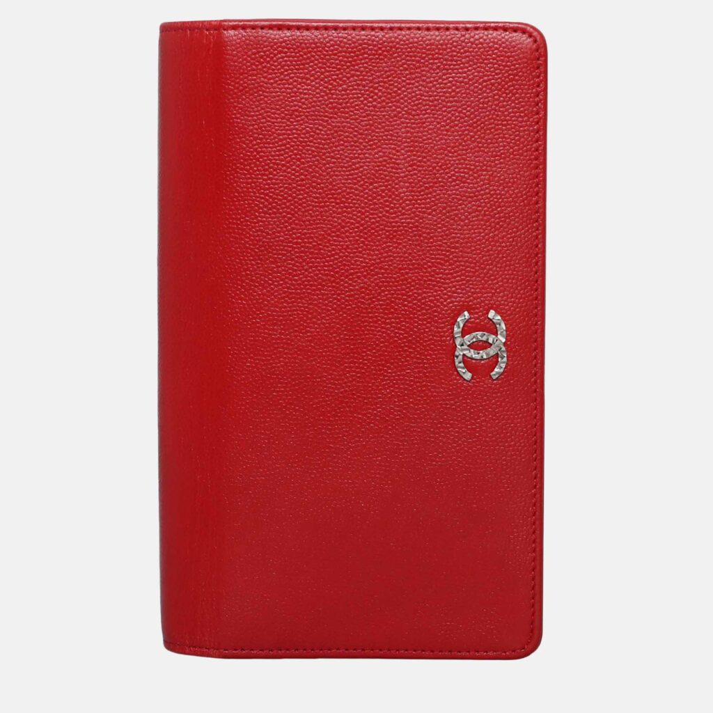 luxury-women-chanel-used-accessories-p1163016-001 Chanel Red Caviar Yen Wallet