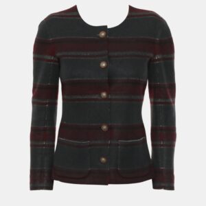 Chanel Tricolour Stripes Jacket S