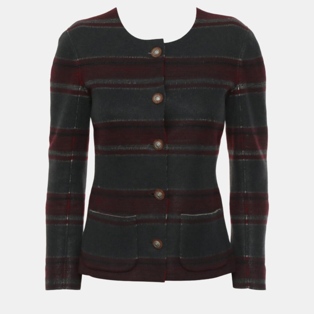 Chanel Tricolour Stripes Jacket S