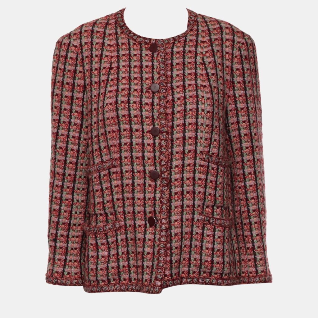 Chanel Vintage Tweed Blazer XL