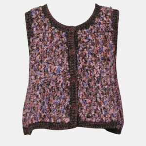 Chanel Knitted Embellished Buttons Vest M