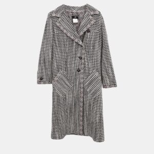 Chanel Brown Rayon Coat Women Size 36