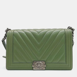 Chanel Chevron Boy Bag New Medium