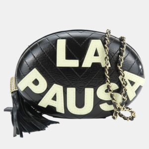 Fendi Navy Blue Peekaboo Leather Handbag