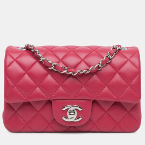 Chanel Mini Lambskin Rectangular Classic Single Flap Bag