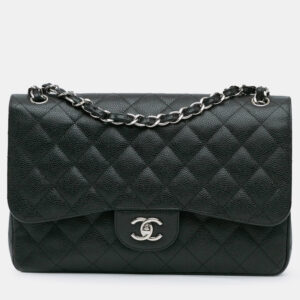 Chanel Caviar Jumbo Classic Double Flap Bag