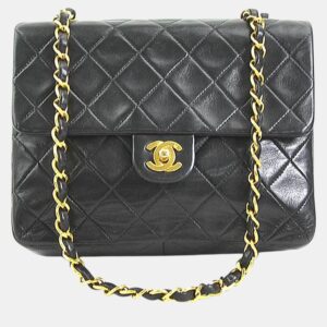 Chanel Black Quilted Leather Flap Shoulder Bag