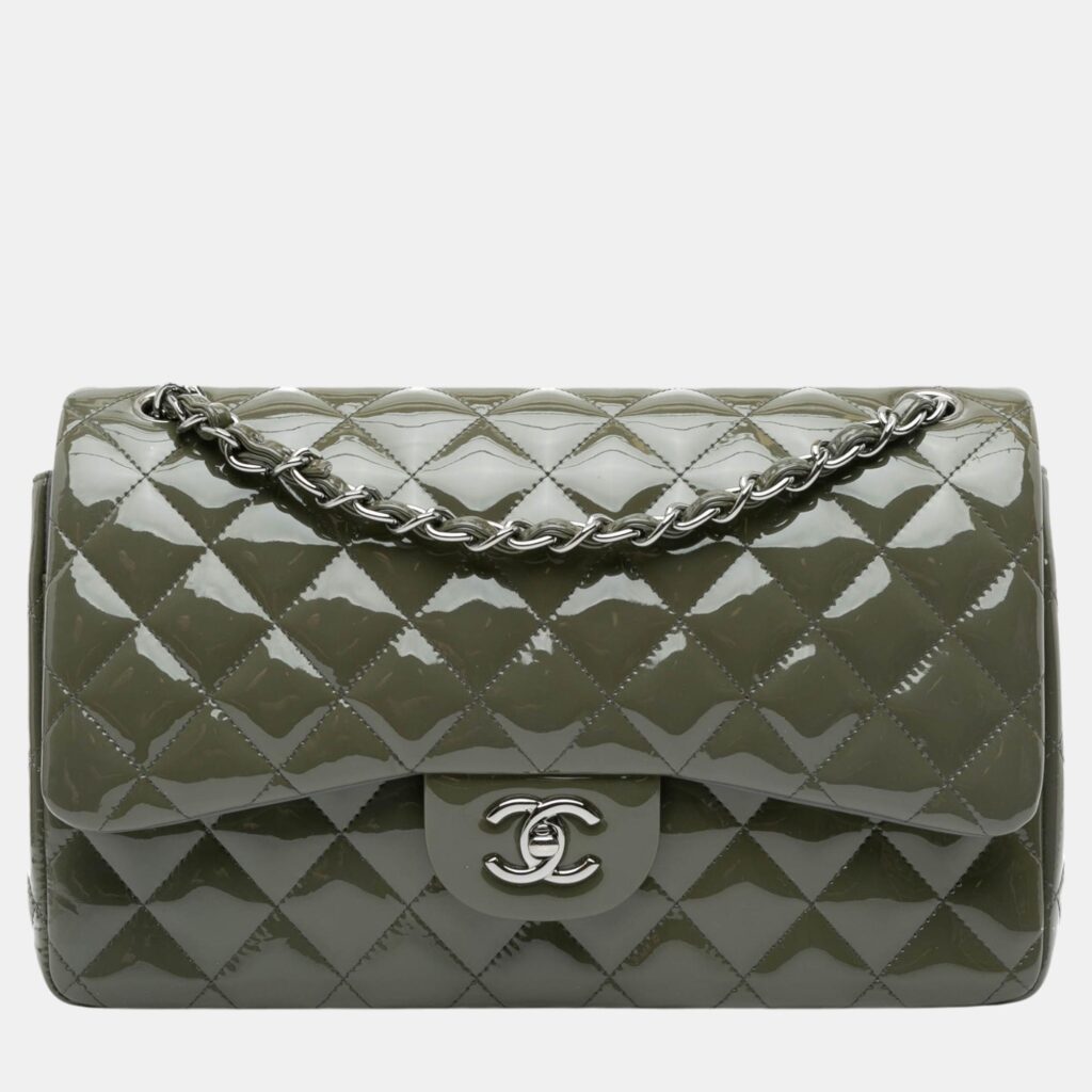 Chanel Blue Chevron Jersey Small Trendy CC Flap Bag