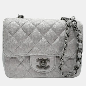 Chanel Pink Lambskin Leather Chain Clutch Shoulder Bag