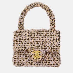 Chanel Multicolour Tweed Mini Square Handbag