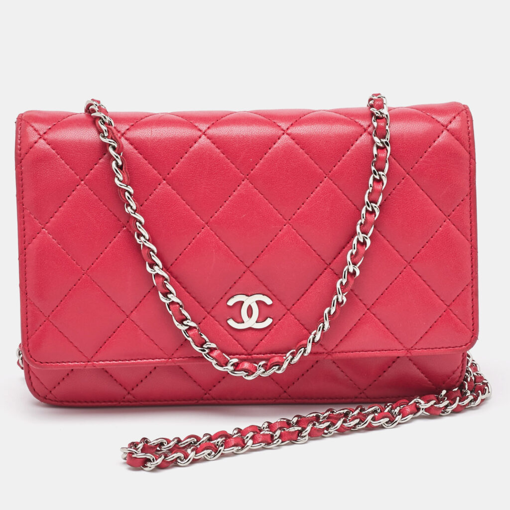 luxury-women-chanel-used-handbags-p1126892-012 Chanel Rose Pink Quilted Leather Classic WOC Clutch Bag