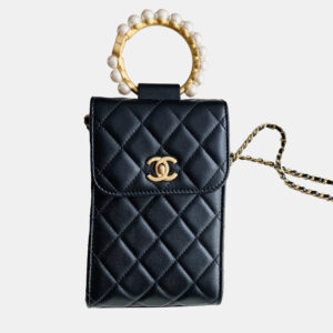 Chanel Silver Lizard Leather bag