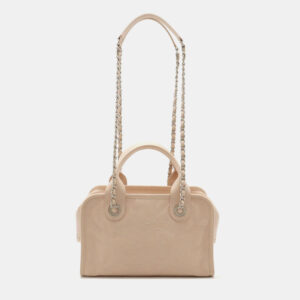 Chanel Caviar Leather Deauville Bowling Handbag