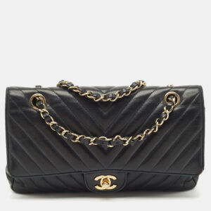 Chanel Beige Brown Iridescent Lambskin 19 Round Clutch with Chain