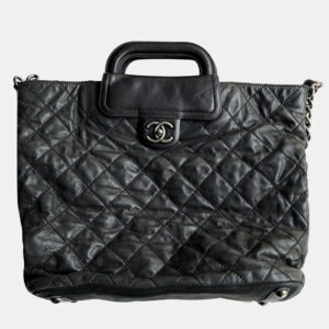 Chanel Black Shopping Tote Bag