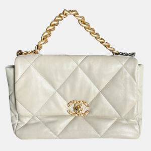 Chanel Black Lambskin Cosmetic Vanity Bag