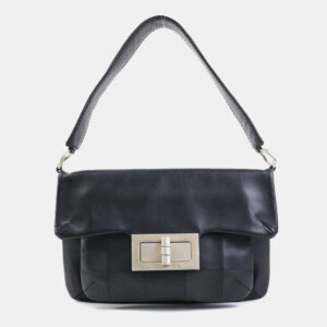 Chanel Black Leather 2.55 Shoulder Bag