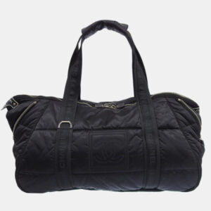 Chanel Sports Line Seal Boutique Coco Mark Boston Bag Nylon